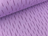 Hamburger Liebe Doubleface Jacquard Jersey Pretty & Pure Dashed glicine-viola