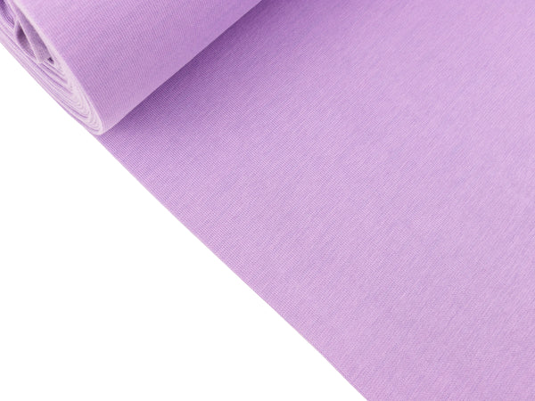 Bio Bündchenware glicine uni by Albstoffe