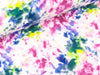 French Terry Tie Dye Print Watercolor multicolor auf Weiß