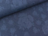 Baumwoll Leinen Gemisch Jacquard Elise denim uni