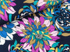 Viskosejersey Big Flowers navy-bunt