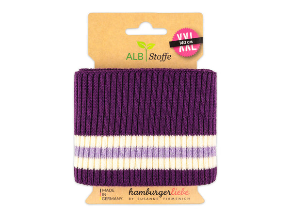 Cuff Me Ripped Glossy Bündchen viola-meringa-glicine-silber