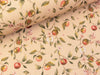 Baumwolljersey Fein Rib Florida Apple Blossom bunt auf Poudre