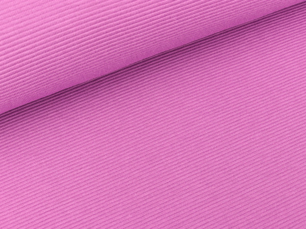 Ottoman Rip Gerippter Baumwolljersey helllila uni