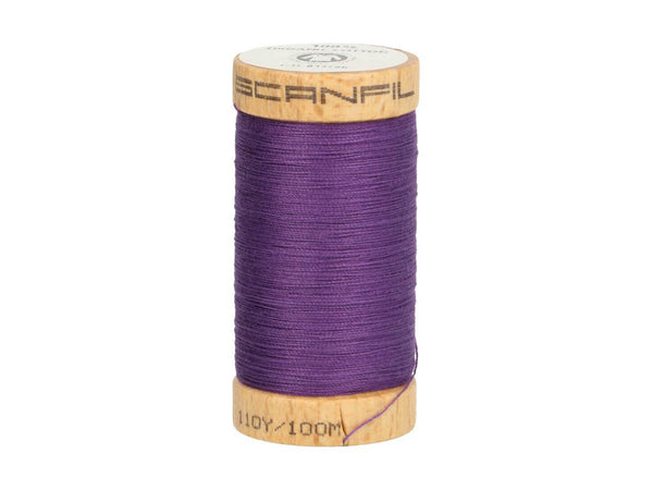 SCANFIL Nähgarn (100m) 4813 - lila - 100% Organic Cotton