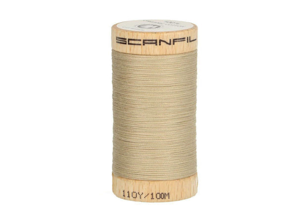 SCANFIL Nähgarn (100m) 4825 - beige - 100% Organic Cotton
