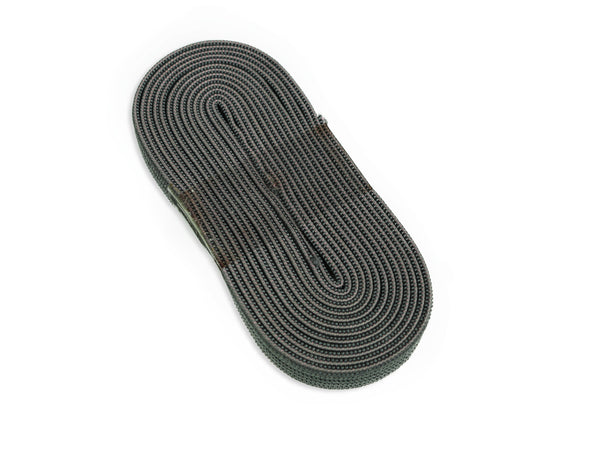 2m Gummiband 1cm breit Farbe anthrazit