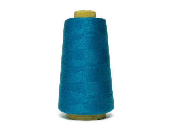 1 Rolle Overlocknähgarn Farbe Mittelblau 3000 Yard