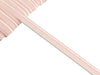1m Elastisches Paspelband rosa uni