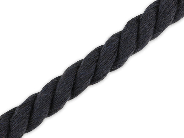 1m Baumwollkordel dunkelblau 10mm