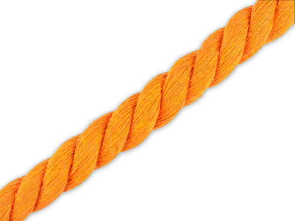 1m Baumwollkordel orange 10mm