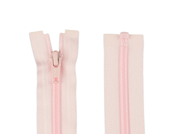 Reißverschluss teilbar Farbe rosa