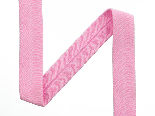 1m Jersey-Schrägband Farbe rosa uni