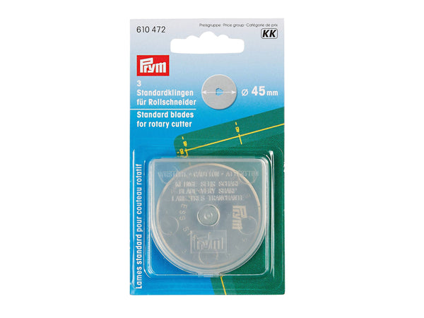 Prym 3 Standardklingen für Rollschneider 45mm
