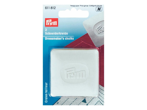 Prym 611812 Schneiderkreide Platten weiß 2 Stück