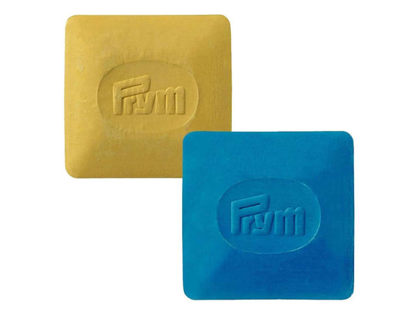 Prym 611816 Schneiderkreide Platten blau-gelb 2 Stück