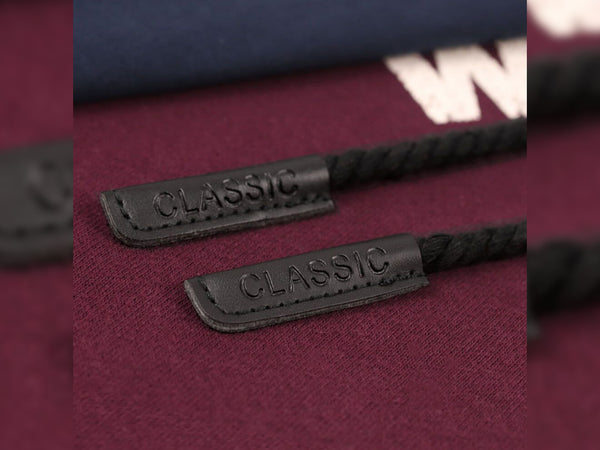 Kunstleder Kordelenden Classic schwarz 2 Stück