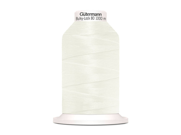 1 Rolle Gütermann Bulky-Lock Bauschgarn No.80 offwhite 1000m