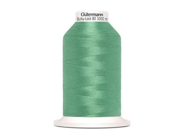 1 Rolle Gütermann Bulky-Lock Bauschgarn No.80 meergrün 1000m