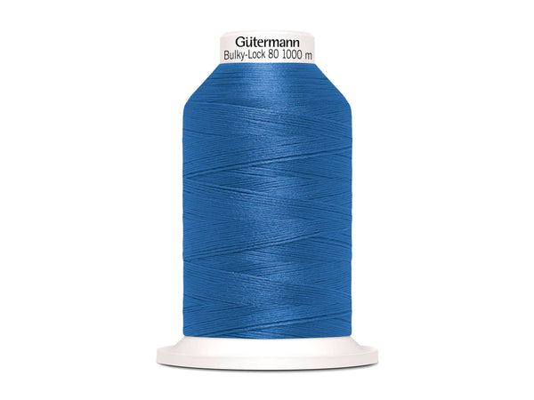 1 Rolle Gütermann Bulky-Lock Bauschgarn No.80 royalblau 1000m