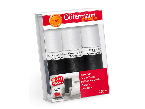 Gütermann 734000-6 Set Allesnäher 6 Spulen Set