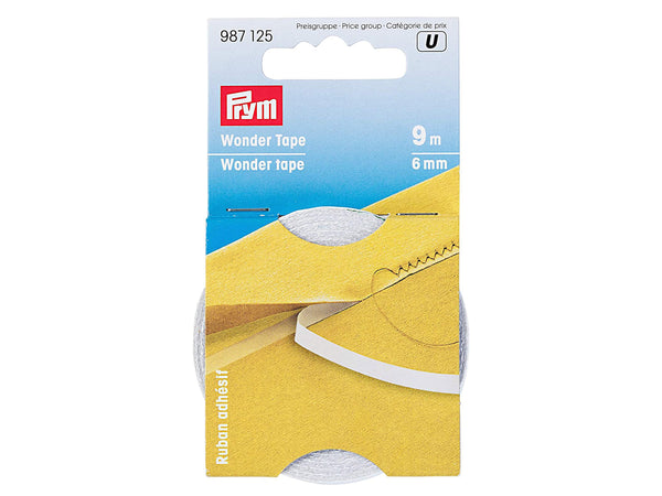 Prym 987125 Wonder Tape transparent 6mm 9Meter