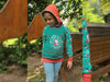 Baumwolljersey My little Foxy Fuchsleben im Wald mint by Christiane Zielinski