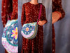 Baumwoll Canvas Panel Boho Bag by Jolijou 100cm