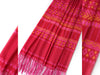 Reststück 93cm - Hamburger Liebe Fringe Me Geometric Red mit Fransenborte