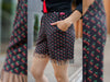 Reststück 288cm - Hamburger Liebe Fringe Me Cherry mit Fransenborte