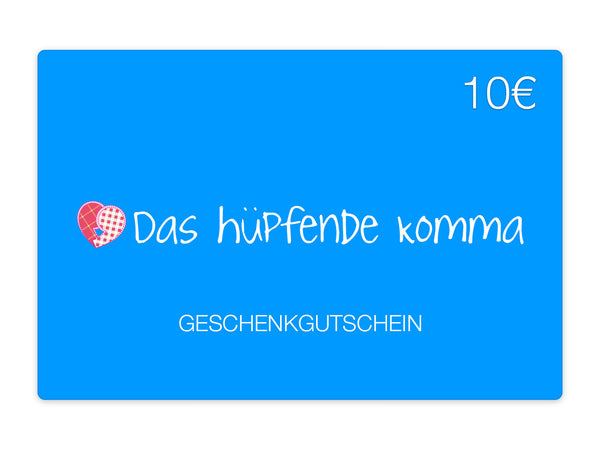 Geschenkkarte Wert 10€