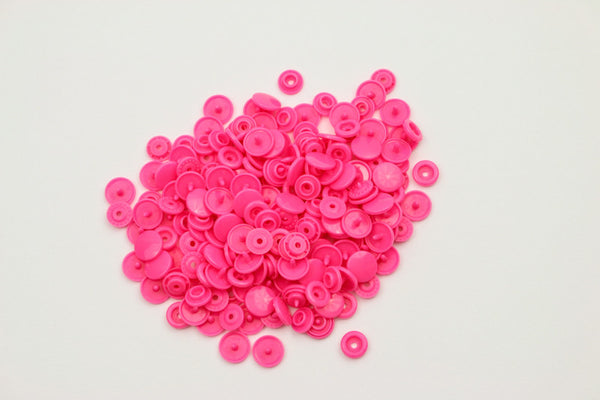 50 Kam Snaps Druckknöpfe T5 Farbe pink