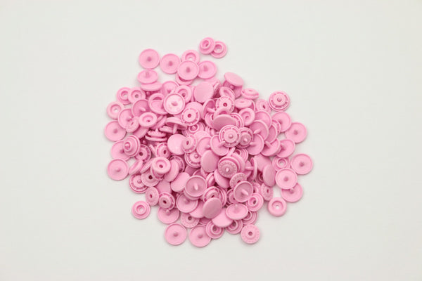 50 Kam Snaps Druckknöpfe T5 Farbe hellrosa