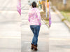 Baumwolljersey Crystal Magic Kristalle hellrosa-pink-gelb by Lycklig Design Panel 75cm