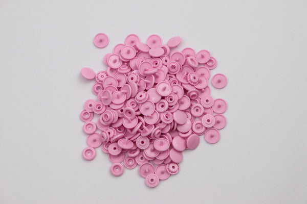 50 Kam Snaps Druckknöpfe T5 Farbe rosa